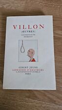 Villon oeuvres gibert d'occasion  Limoges-