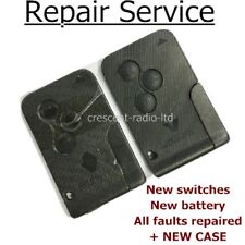 Usado, SERVIÇO DE REPARO completo Renault Megane Scenic 3 botões controle remoto cartão chave + estojo comprar usado  Enviando para Brazil