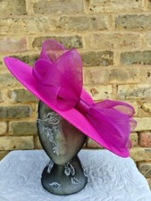 large pink wedding hat for sale  HIGH WYCOMBE