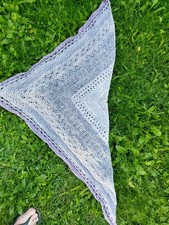 Dreieckstuch schultertuch lila gebraucht kaufen  Memmingen