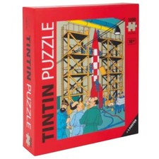 Puzzle 1000 pièces Tintin, la fusée lunaire XFLR6 + Poster 48x67cm (81567) na sprzedaż  Wysyłka do Poland