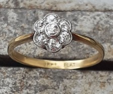 Diamond daisy ring for sale  BOSTON
