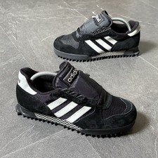 Vintage 1999 Adidas Marathon TR UK7.5/US8 Fabricado na China OG 90s Novo com etiquetas Preto comprar usado  Enviando para Brazil