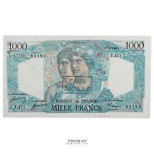 Billet 1000 francs d'occasion  France