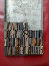Vintage wooden letterpress for sale  LONDON
