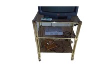 Carrello ottone vetro usato  Citta della Pieve
