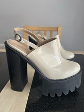Boohoo patent nude for sale  CRAIGAVON