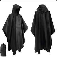 Capa de chuva com capuz poncho de chuva motocicleta capa de chuva acampamento caminhadas roupa de chuva comprar usado  Enviando para Brazil