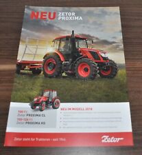 Zetor Proxima Specyfikacja ciągnika Broszura Broszura Broszura na sprzedaż  PL