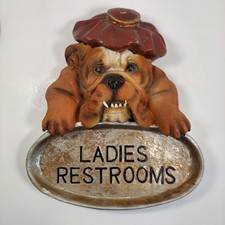 Vtg bulldog restroom for sale  Jackson