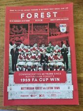 Nottingham forest luton for sale  NOTTINGHAM