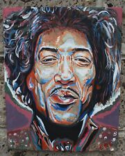 Colour di EDC acrilico su tela 50x40 raffigurante Jimi Hendrix, usado comprar usado  Enviando para Brazil