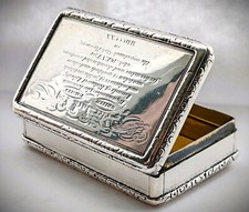 George silver snuff for sale  TAUNTON
