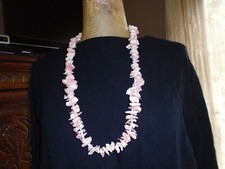 Hawaiian coral necklace for sale  Orange