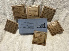 Illinois watches mainsprings for sale  York