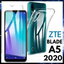COVER TRASPARENTE + PELLICOLA VETRO TEMPERATO PER ZTE BLADE A5 2020 CUSTODIA TPU comprar usado  Enviando para Brazil