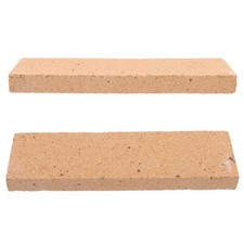  2 Pcs Feuerfeste Steine ​​für Kamine Feuerofenstein Feuerfester Ziegelstein comprar usado  Enviando para Brazil