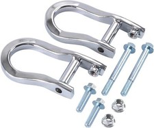 2pcs chrome tow for sale  USA
