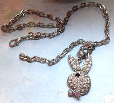 Silberfarbene kette bunny gebraucht kaufen  Frankfurt am Main