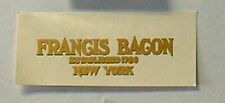 Francis bacon fallboard d'occasion  Expédié en France