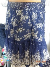 Grande jupe bleue d'occasion  Paris XX