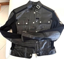 Belstaff black leather usato  Bracigliano