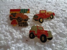 Lote de trabalho de 3 pinos de lapela de metal em forma de carro Jeep 4x4  comprar usado  Enviando para Brazil