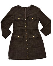 Blazer Zara preto tweed jaqueta social manga longa média botão dourado mini chique comprar usado Blazer Zara preto tweed jaqueta social manga longa média botão dourado mini chique comprar usado  Enviando para Brazil