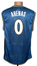 CAMISA DE BASQUETE AZUL NBA WASHINGTON WIZARDS ADIDAS #0 ARENAS M comprar usado  Enviando para Brazil