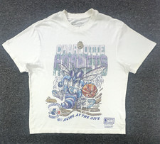 Usado, Camiseta Charlotte Hornets masculina média branca NBA basquete Mitchell & Ness comprar usado  Enviando para Brazil