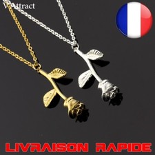 Collier rose fleur d'occasion Collier rose fleur d'occasion  Pommeuse