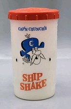 Copo "Ship Shake" vintage Cap'N Crunch com alça e tampa vermelha, anos 1960-1970 - Excelente comprar usado  Enviando para Brazil