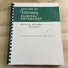 Usado, OUTLINE OF VETERINARY CLINICAL PATHOLOGY By Maxine M. Benjamin 1978 PB Vintage comprar usado  Enviando para Brazil