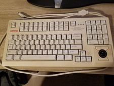 Teclado mecánico Compaq MX 11800 PS2 con mouse trackball integrado usado segunda mano  Embacar hacia Mexico