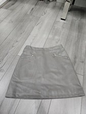 Grey faux leather for sale  PORTH
