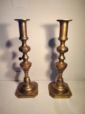 Vintage brass candlesticks for sale  SHREWSBURY