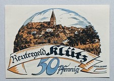 Notgeld klütz mecklenburg gebraucht kaufen  Chemnitz