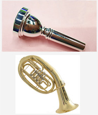 NOVO Trombone de Prata Polida Bocal de Cobre Barítono Eufônio Boca comprar usado  Enviando para Brazil