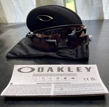 Óculos de sol Okley 0094471 codificador com Prizm, modelo esportivo, armação preto/marrom. comprar usado  Enviando para Brazil