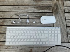 wireless keyboard mouse white for sale  SUNBURY-ON-THAMES