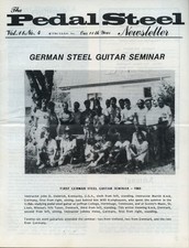 Usado, Boletim informativo raro de guitarra de aço com pedal com tablatura - 1984 - Volume 11, # 4 comprar usado  Enviando para Brazil