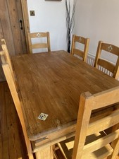 Wooden dining table for sale  BARNSLEY