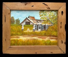 Signed framed folk for sale  Albany