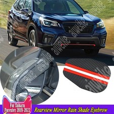 Espelho retrovisor de fibra de carbono sobrancelha sombra chuva para Subaru Forester 2019-2024 comprar usado  Enviando para Brazil