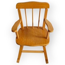 Wooden rocking chair d'occasion  Expédié en Belgium