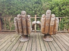 Pair hand carved for sale  CANVEY ISLAND