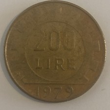 200 lire 1979 usato  Verona