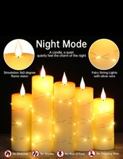 Flameless candles pcs for sale  Encino