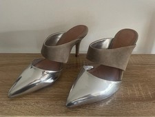 Next silver mules for sale  SHIFNAL