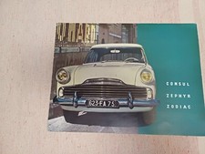 Catálogo de folhetos Big Ford Consul, Zephyr, Zodoac car prospekt comprar usado  Enviando para Brazil